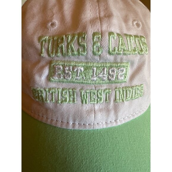 Turks & Caicos Est. 1492 British West Indies Embroidered Cap - Picture 3 of 6
